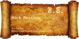 Márk Bettina névjegykártya